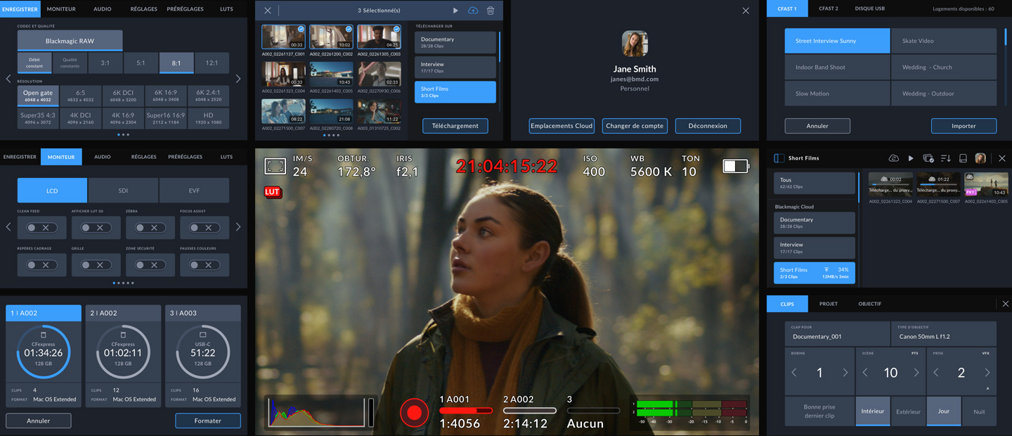 Powered by Blackmagic OS