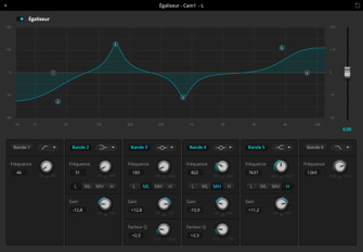 ATEM Software Control - Equalizer